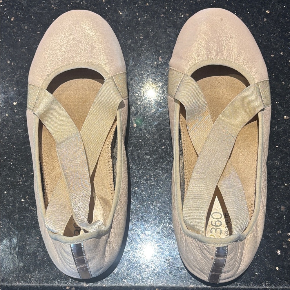 Pale pink Women's Ballet Flats Easy Spirit 8.5M